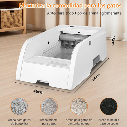 Areneros Automáticas Autolimpiables